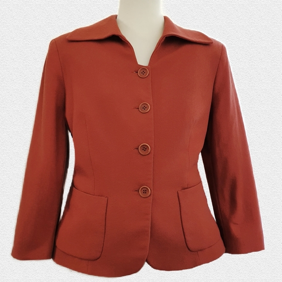 Anthea Crawford Jackets & Blazers - Anthea Crawford 100% New Wool Women's Blazer Size 16